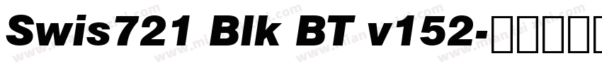 Swis721 Blk BT v152字体转换
